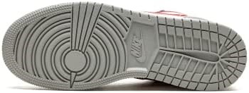 Air Jordan 1 Low Se Grade School Smoke Gris-gym Rouge-blanc Suisse