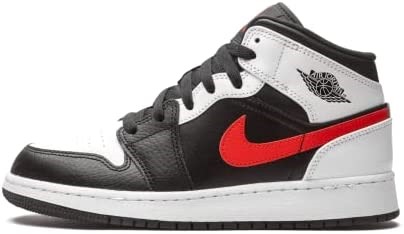 Air Jordan 1 Mid Gs 554725 075 Jeunesse Chili Rouge Suisse