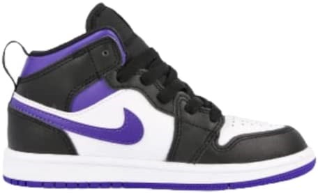 Air Jordan 1 Mid Pre School Noir-dark Iris-blanc Suisse