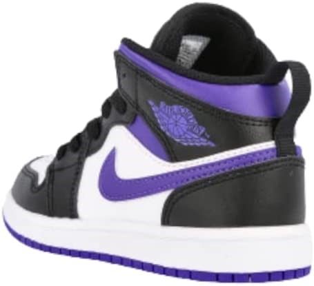 Air Jordan 1 Mid Pre School Noir-dark Iris-blanc Suisse