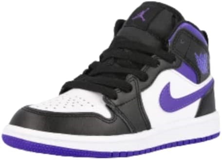 Air Jordan 1 Mid Pre School Noir-dark Iris-blanc Suisse