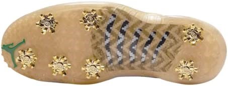 Air Jordan 12 Low Retro Hommes Chaussures De Golf Blanc-blanc-or Suisse