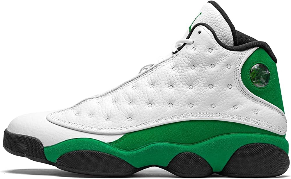 Air Jordan 13'' Retro Homme Blanc-noir-lucky Vert Suisse