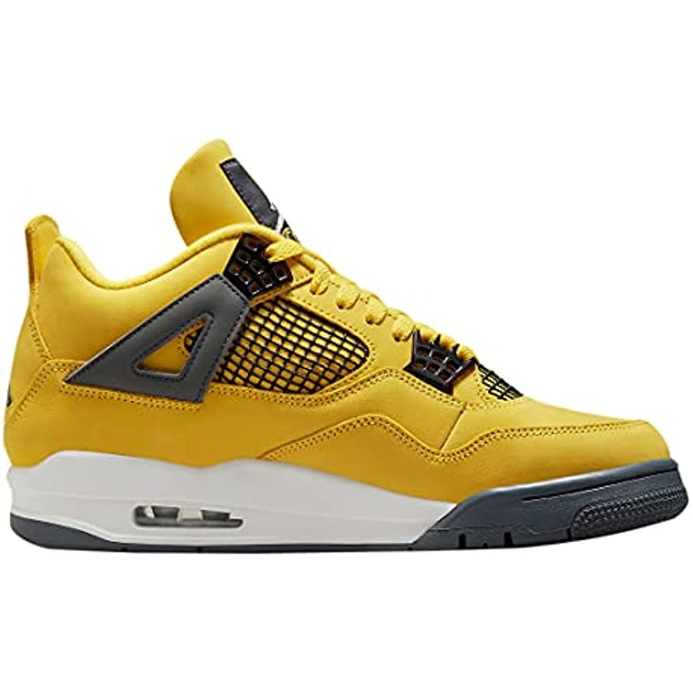 Air Jordan 4 Retro-308497 106 Bleu-jaune-bleu Foncé Suisse