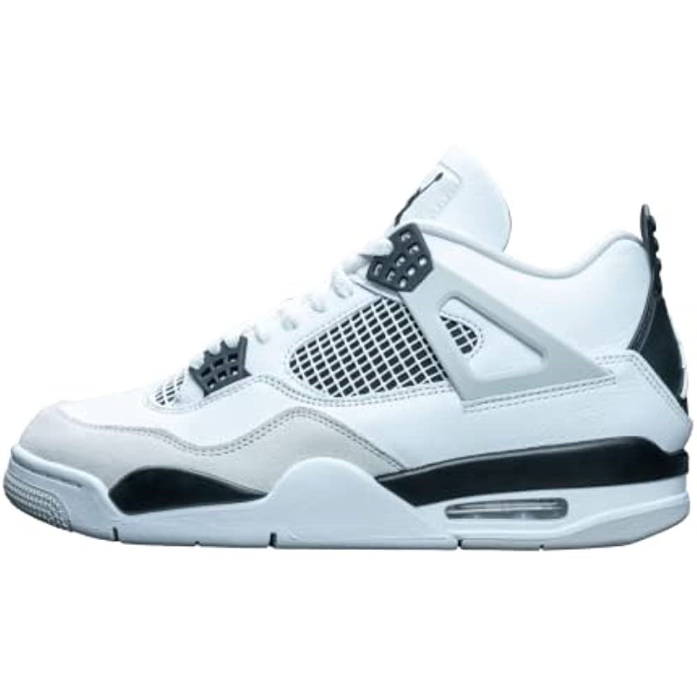 Air Jordan 4 Retro-308497 106 Blanc-noir-gris Neutre Suisse