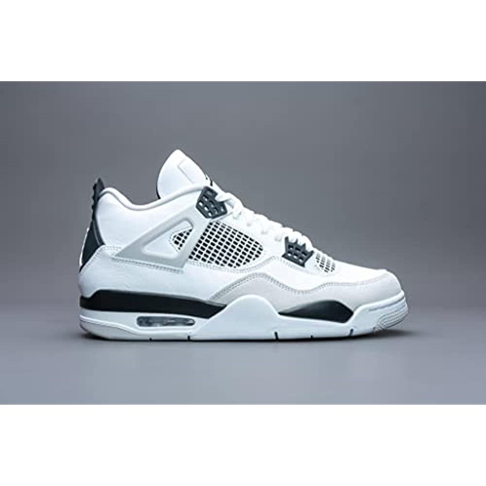 Air Jordan 4 Retro-308497 106 Blanc-noir-gris Neutre Suisse