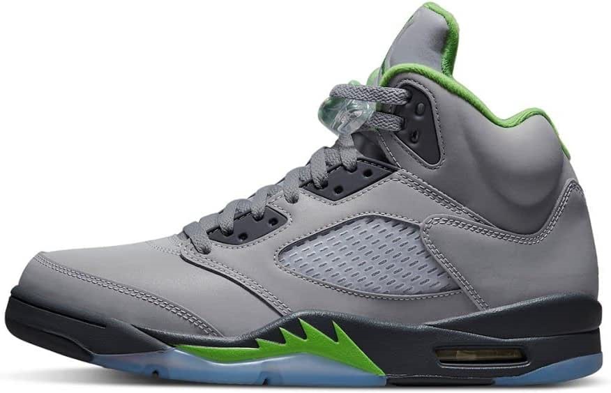 Air Jordan 5 Retro Homme Green Bean Silver-green Bean-flint Grey Suisse
