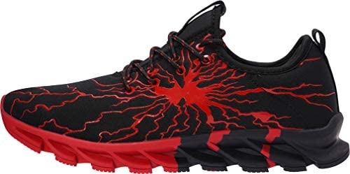 Air Jordan Bronax Hommes Chaussures De Tennis Athlétisme Marche Baskets Noir-rouge Suisse