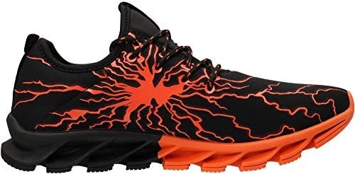 Air Jordan Bronax Hommes Chaussures De Tennis Graffiti Confortable Mode Athlétisme Marche Baskets Orange Suisse