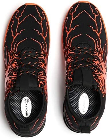 Air Jordan Bronax Hommes Chaussures De Tennis Graffiti Confortable Mode Athlétisme Marche Baskets Orange Suisse