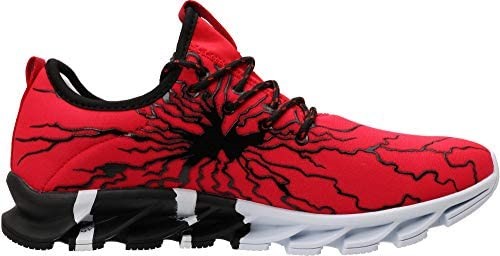 Air Jordan Bronax Hommes Chaussures De Tennis Graffiti Confortable Mode Athlétisme Marche Baskets Rouge Suisse