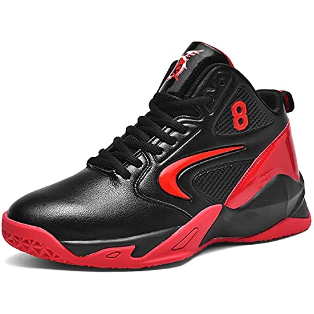 Air Jordan Chaussures De Basket-ball Hommes Baskets Montantes Respirantes Anti-dérapantes Rouge Suisse