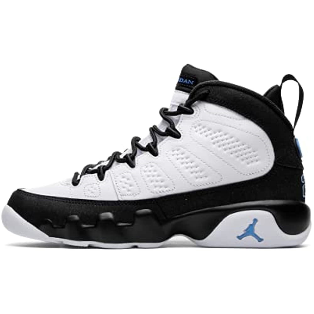 Air Jordan Big Kids 9 Retro Noir-university Bleu-blanc Suisse