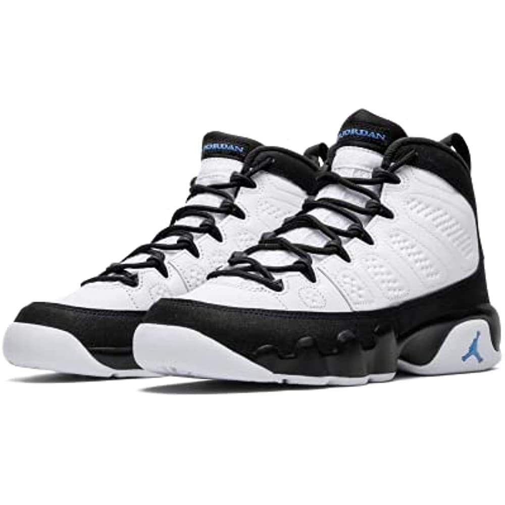 Air Jordan Big Kids 9 Retro Noir-university Bleu-blanc Suisse