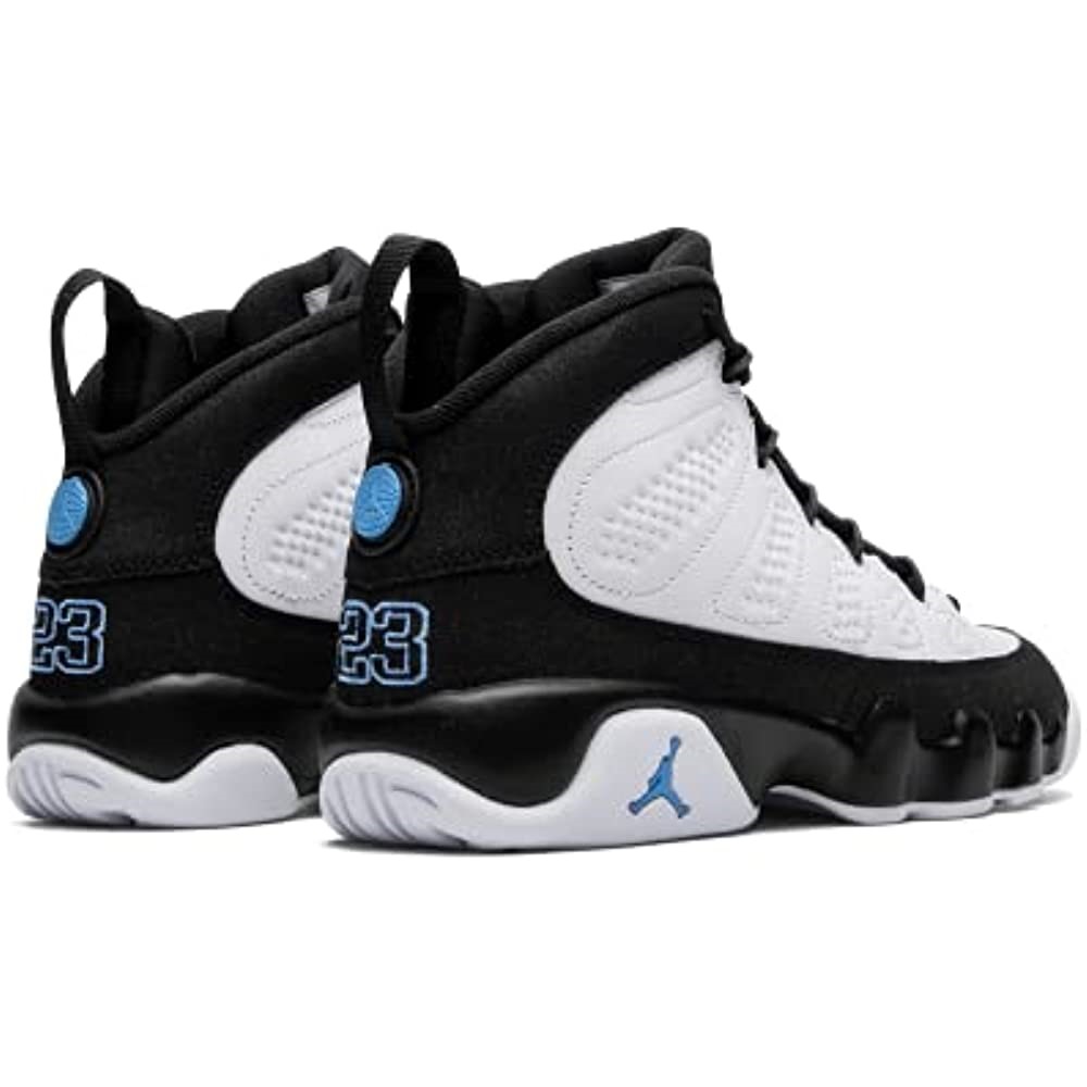 Air Jordan Big Kids 9 Retro Noir-university Bleu-blanc Suisse