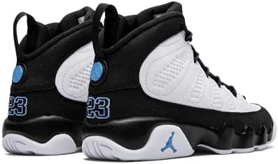 Air Jordan Big Kids 9 Retro Blanc-university Bleu-noir Suisse