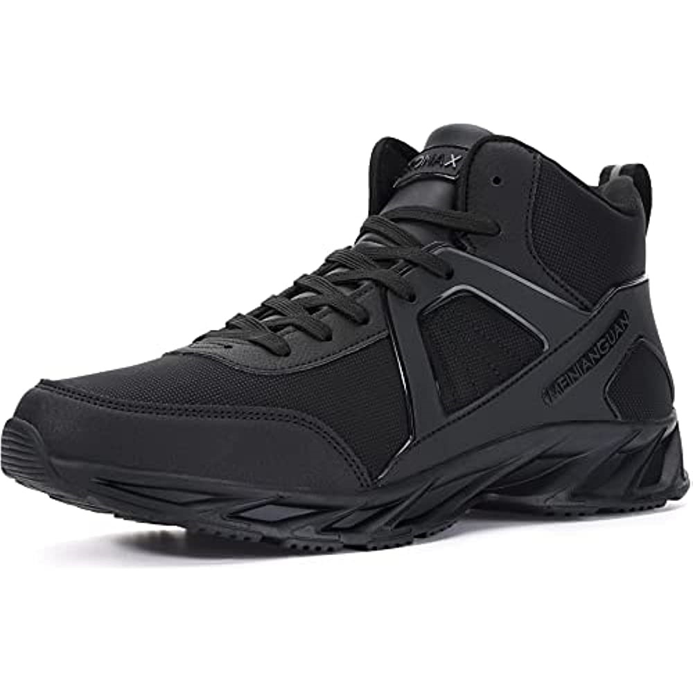 Air Jordan Bronax Chaussures Montantes Hommes Baskets En Cuir Noir Suisse