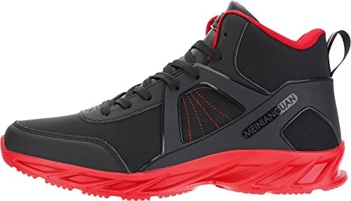 Air Jordan Bronax Chaussures Montantes Hommes Baskets Imperméables Noir-rouge Suisse