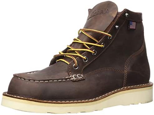 Air Jordan Bull Run Moc Toe Steel Toe Work Boot Brown Suisse