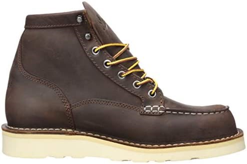 Air Jordan Bull Run Moc Toe Steel Toe Work Boot Brown Suisse
