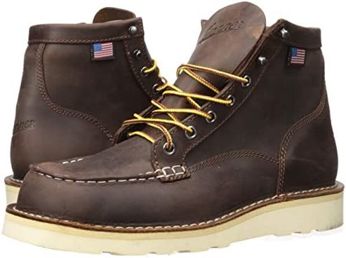 Air Jordan Bull Run Moc Toe Steel Toe Work Boot Brown Suisse