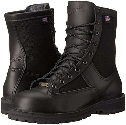 Air Jordan Danner Men Acadia 8'' Non-metallic Safety Toe Boot Black Suisse