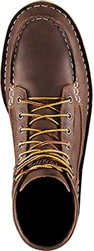Air Jordan Danner Men Bull Run Moc Toe 6'' Steel Toe Work Boot Brown Suisse