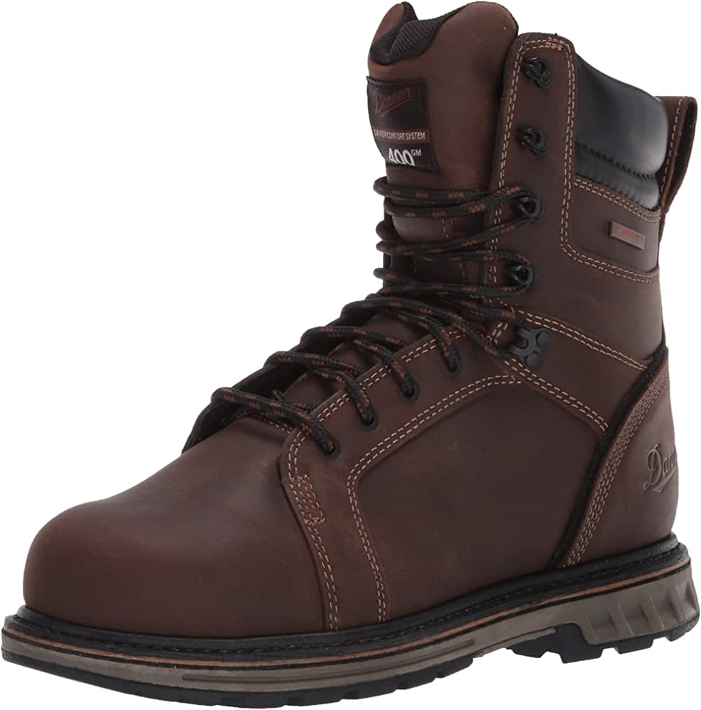 Air Jordan Fashion Danner Men Steel Yard 8'' 400g Construction Boot Brown Suisse