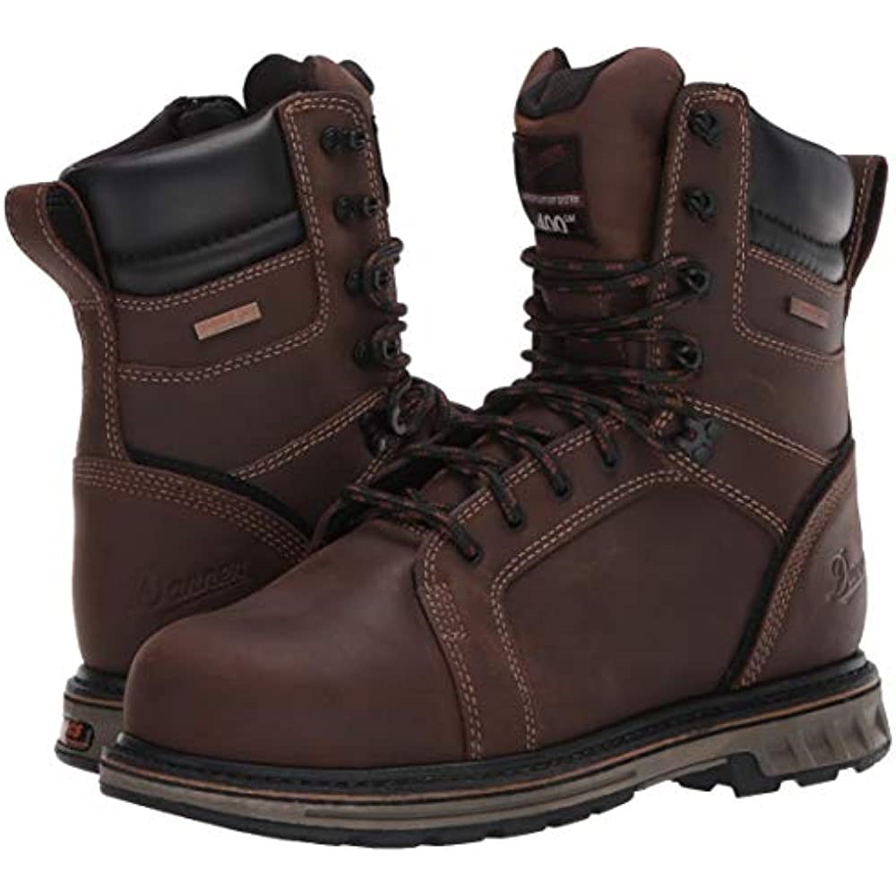 Air Jordan Fashion Danner Men Steel Yard 8'' 400g Construction Boot Brown Suisse