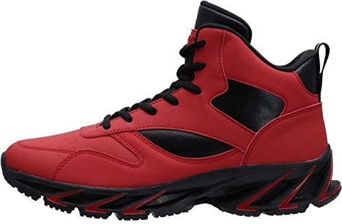Air Jordan Joomra Hommes Baskets élégantes Chaussures Montantes D'inspiration Athlétique Rouge Suisse