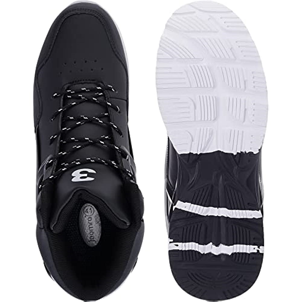 Air Jordan Joomra Hommes Baskets élégantes Chaussures Montantes D'inspiration Athlétique Mise à Niveau Noir Suisse