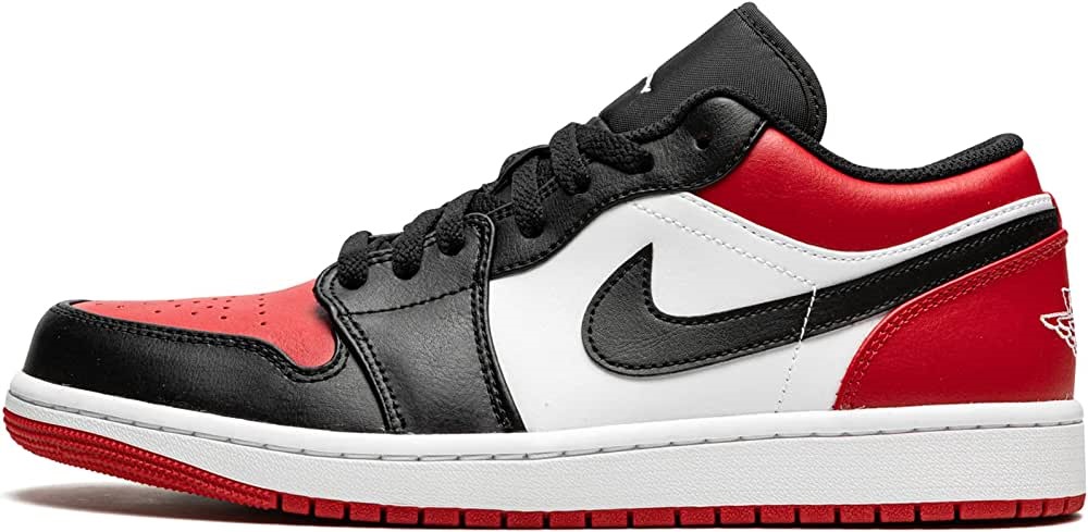 Air Jordan Homme Air Jordan 1 Low 553558 612 Bred Toe Suisse