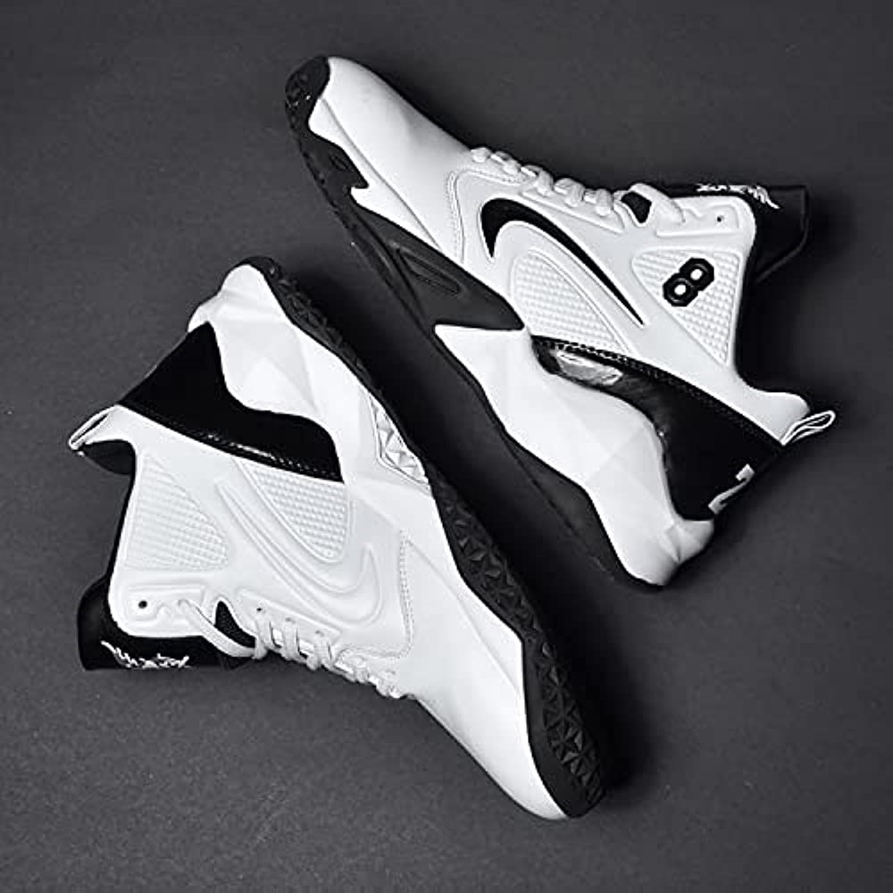 Air Jordan Hommes Chaussures De Basket-ball Montantes Respirantes Anti-dérapantes Baskets Blanc Suisse