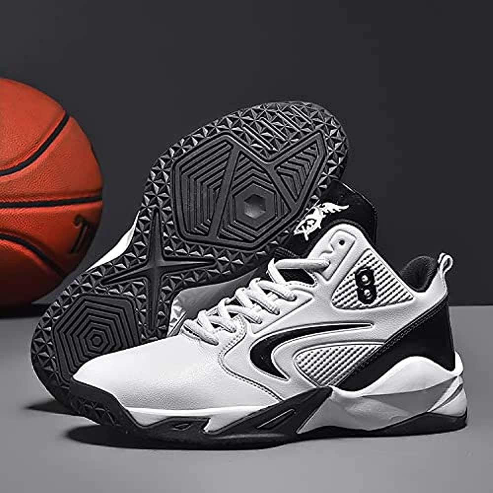 Air Jordan Hommes Chaussures De Basket-ball Montantes Respirantes Anti-dérapantes Baskets Blanc Suisse