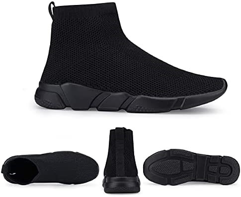 Air Jordan Hommes Baskets Mode-chaussures De Marche Respirantes Légères Chaussures De Course Noir Suisse