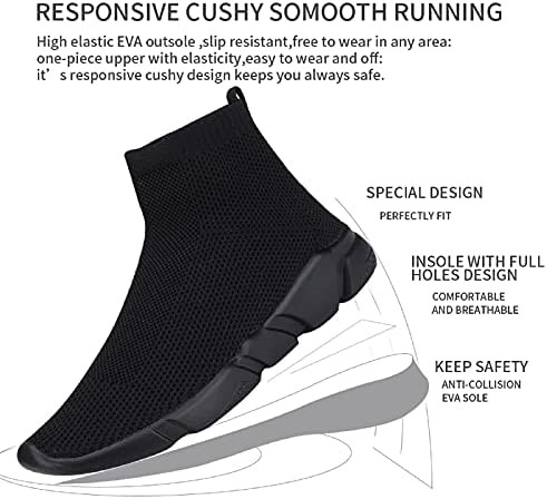 Air Jordan Hommes Baskets Mode-chaussures De Marche Respirantes Légères Chaussures De Course Noir Suisse