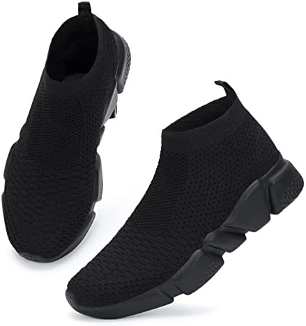 Air Jordan Hommes Mode Baskets Chaussures De Course Tout Noir Suisse