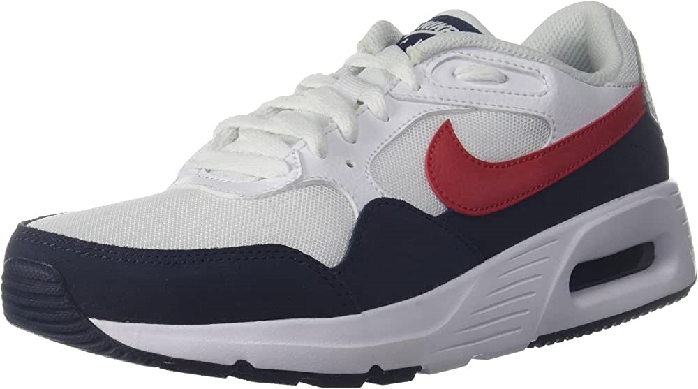 Air Jordan Nike Air Max Sc Baskets Homme Noir-blanc-rouge Suisse