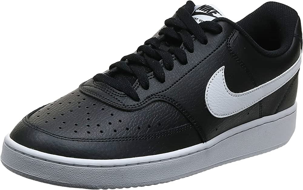 Air Jordan Nike Homme Court Vision Low Sneaker Black-white-photon Dust Suisse