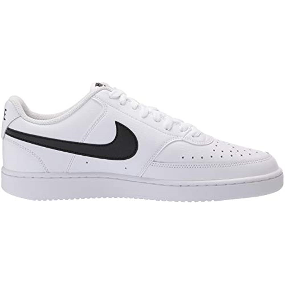 Air Jordan Nike Homme Court Vision Low Sneaker Blanc-noir Blanc Suisse