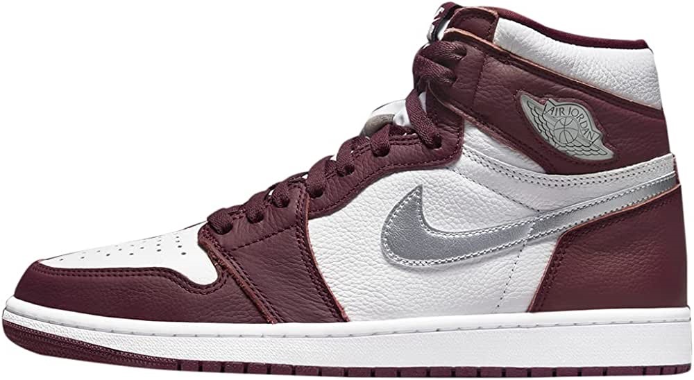 Air Jordan Nike Hommes Fashion Sneaker Bordeaux-blanc Argent Suisse