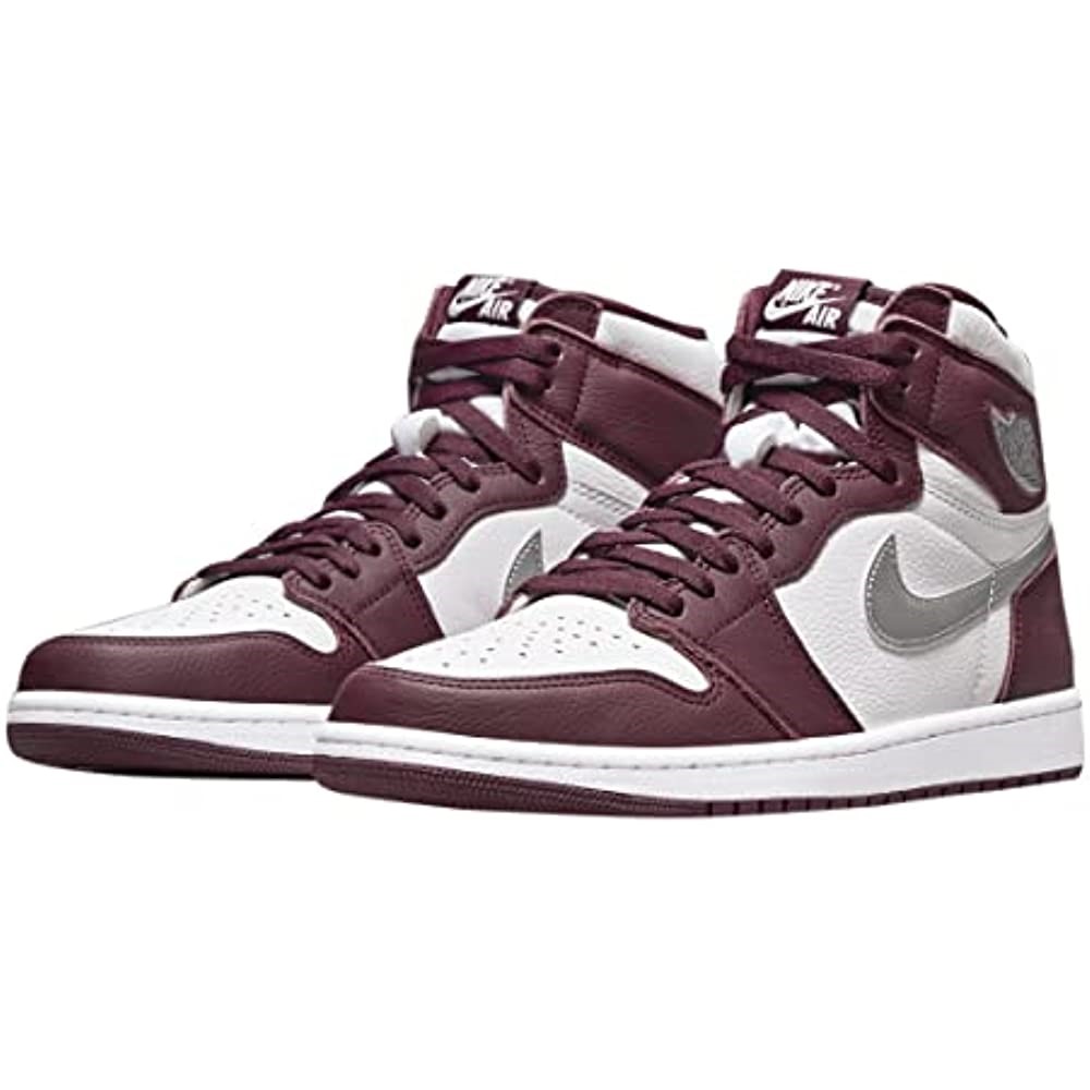 Air Jordan Nike Hommes Fashion Sneaker Bordeaux-blanc Argent Suisse