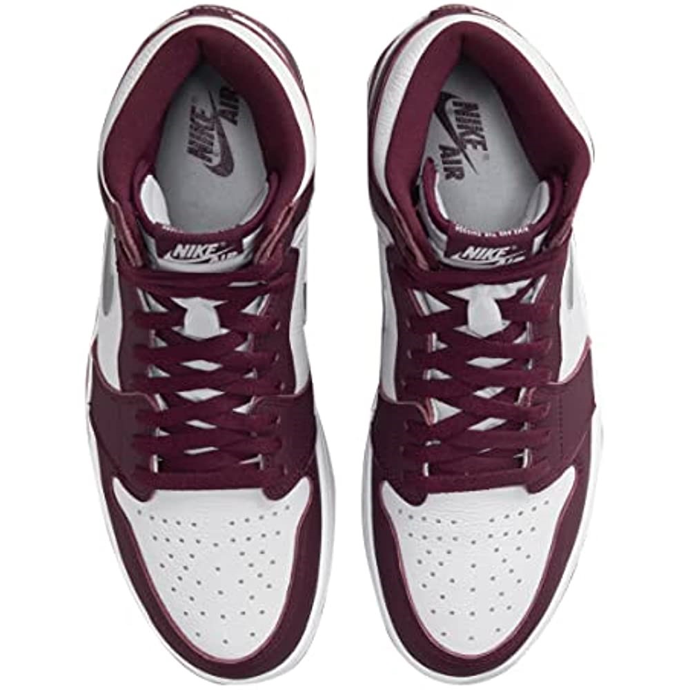 Air Jordan Nike Hommes Fashion Sneaker Bordeaux-blanc Argent Suisse