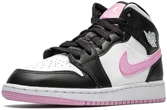 Air Jordan Nike Unisex-kids Basketball Shoes Blanc-artic Rose-noir Suisse