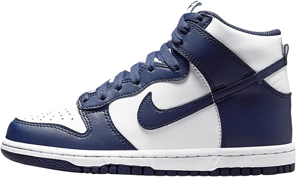 Air Jordan Nike Jeunesse Dunk High Gs Dh9751-100 Bleu Marine-blanc Suisse