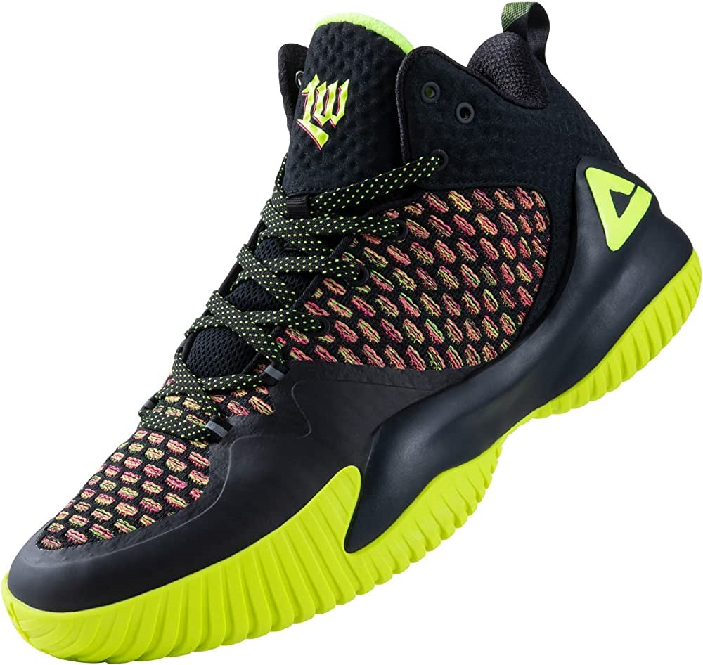 Air Jordan Pic Haut Hommes Chaussures De Basket-ball Lou Williams Maître De Streetball Respirant Baskets Extérieures Jaune Fluorescent Suisse