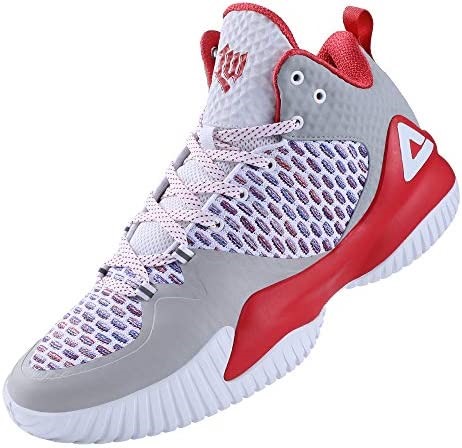 Air Jordan Pic High Top Hommes Chaussures De Basket-ball Lou Williams Streetball Maître Respirant Baskets De Plein Air Gris Brumeux-rubine Suisse