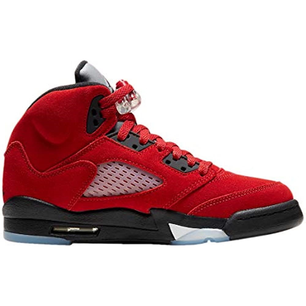 Air Jordan Jeunesse Air 5 Retro Gs 440888600 Raging Bull 2021 Varsity Rouge-noir-blanc Suisse