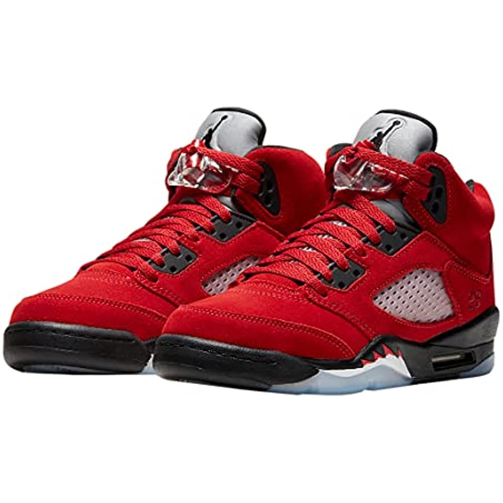 Air Jordan Jeunesse Air 5 Retro Gs 440888600 Raging Bull 2021 Varsity Rouge-noir-blanc Suisse