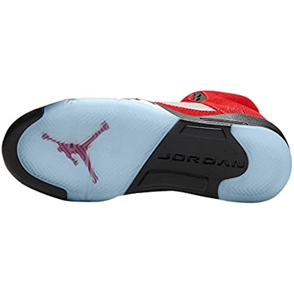 Air Jordan Jeunesse Air 5 Retro Gs 440888600 Raging Bull 2021 Varsity Rouge-noir-blanc Suisse